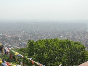 Kathmandu City in Nepal.